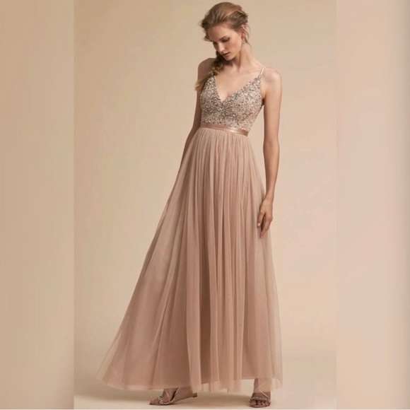 Anthropologie x BHLDN Avery Dress Size 4 - Picture 6 of 12